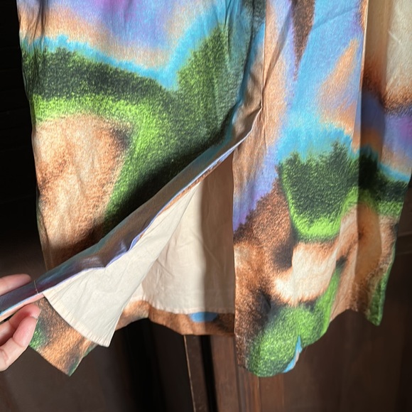 NWT ROTATE Cara Organic Cotton - Poplin Midi Dress - Picture 11 of 11